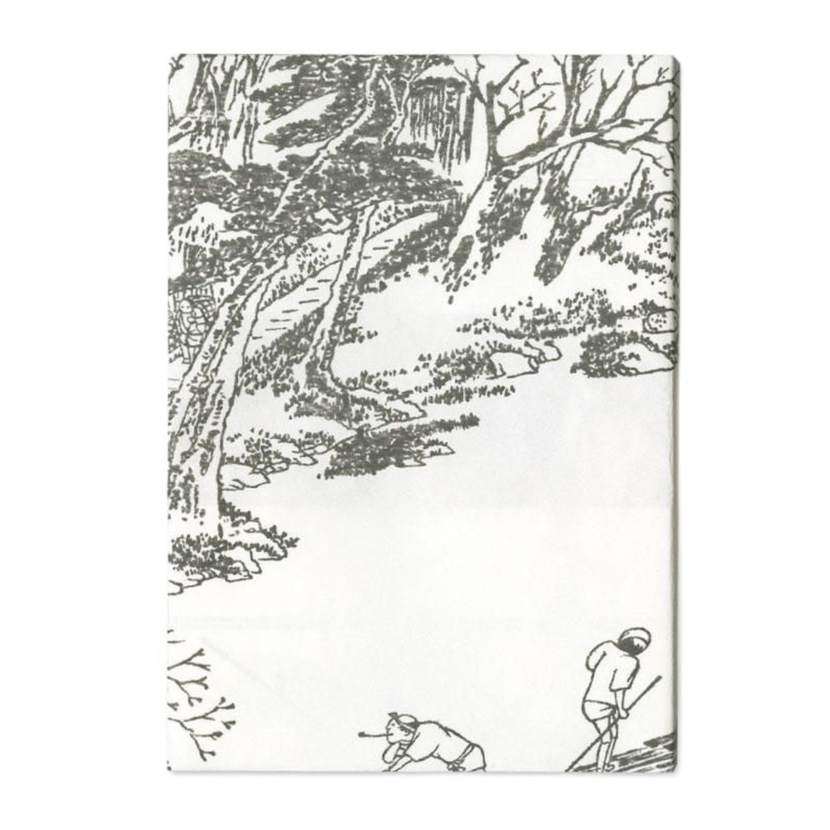 Takezasado Ukiyo-e Washi Book Cover — Hiroshige, Cherry Blossoms at Arashiyama