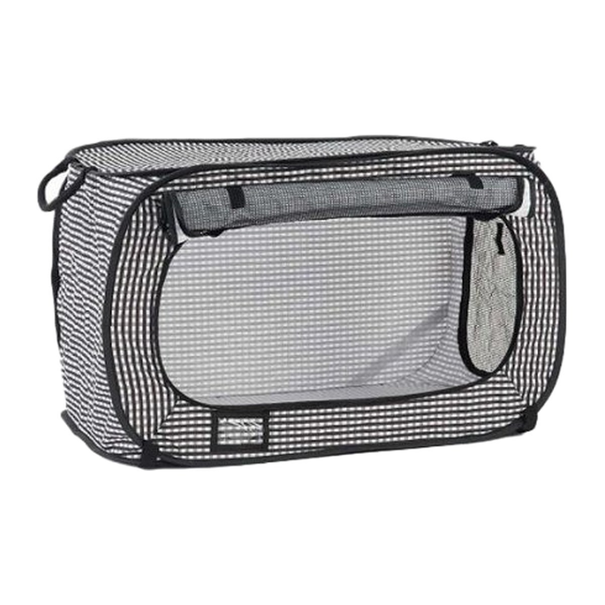 Necoichi Portable Stress-Free Cat Cage (Black)
