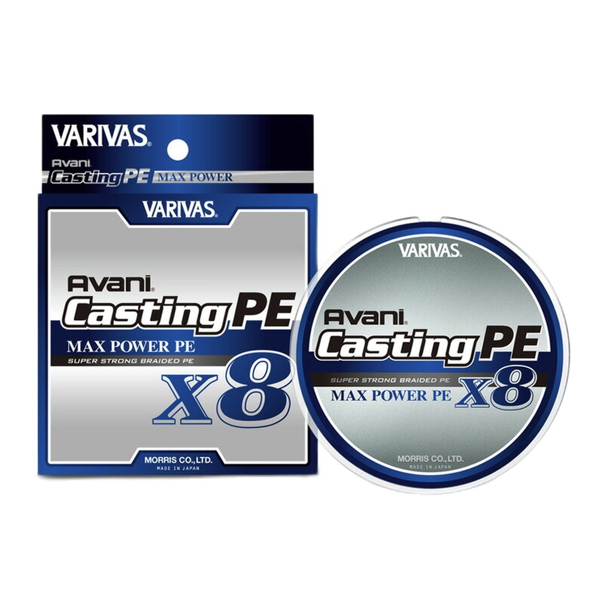VARIVAS Avani Casting PE Max Power X8 Braided Line, 300m (Made in Japan)