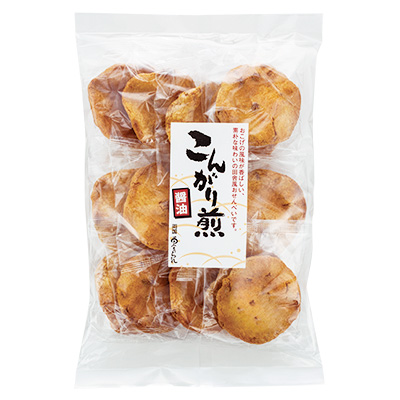 Kongari-sen Soy Sauce Rice Crackers – 14 Individually Wrapped
