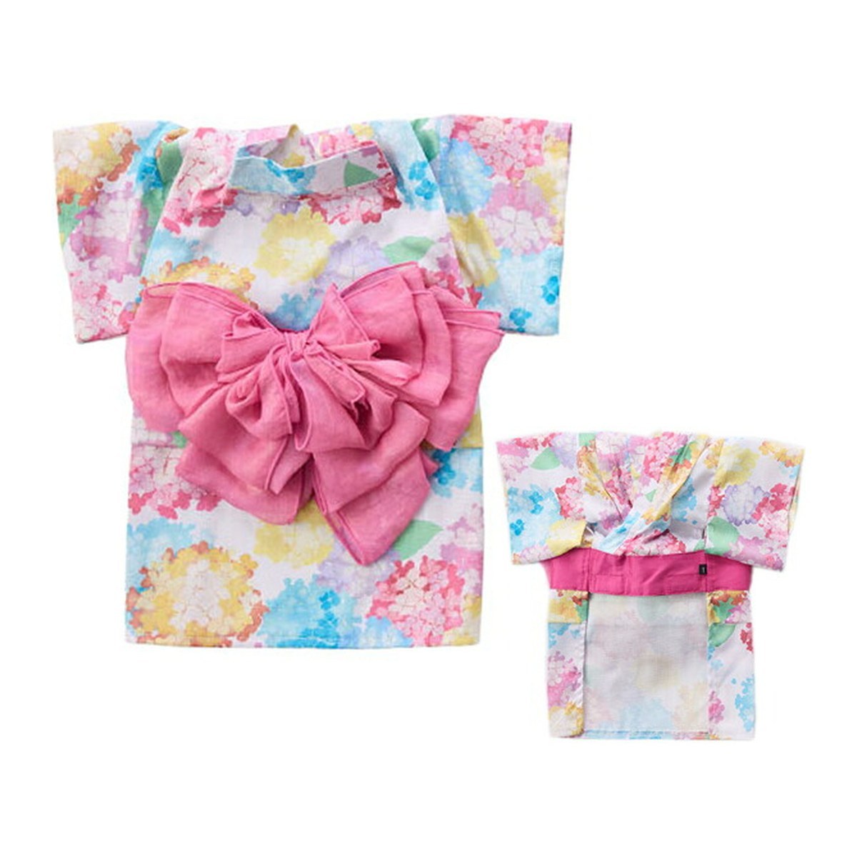 iDog MOSCAPE Yukata for Dogs with Obi Sash (Insect-Repellent Fabric)