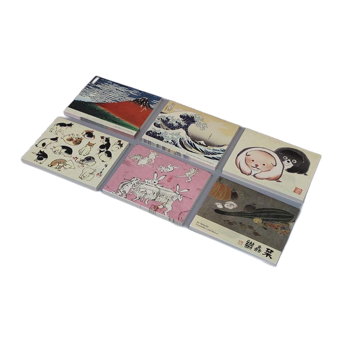 Unsodo Washi Memo Pad — Hokusai, The Great Wave and others