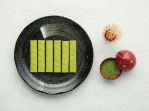Matcha Cornetta Rolled Crêpe Cookies – 16 Pieces