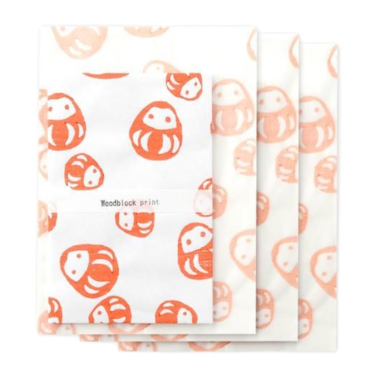 Takezasado Woodblock-Printed Letter Set — Daruma